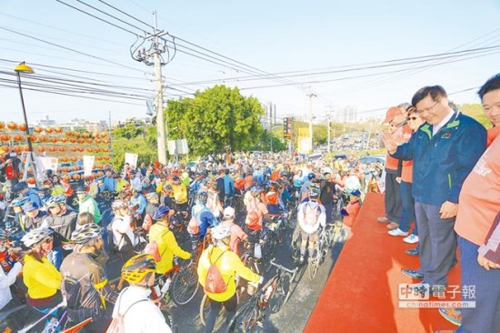 萬人騎單車跟媽祖遊臺中車友沿途賞景品嘗美食