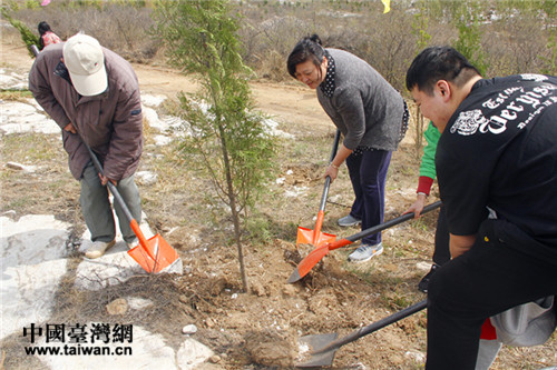 在京臺胞開展義務植樹活動 共植“同心樹”