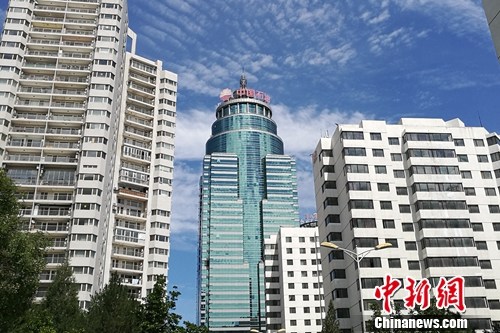 圖為北京朝陽區北辰附近某居民住宅外景。中新網 程春雨 攝