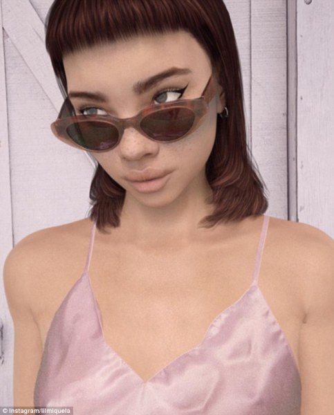 一位名叫裏爾·米克拉(Lil Miquela)的模特在社交網站Instagram上不斷曬照