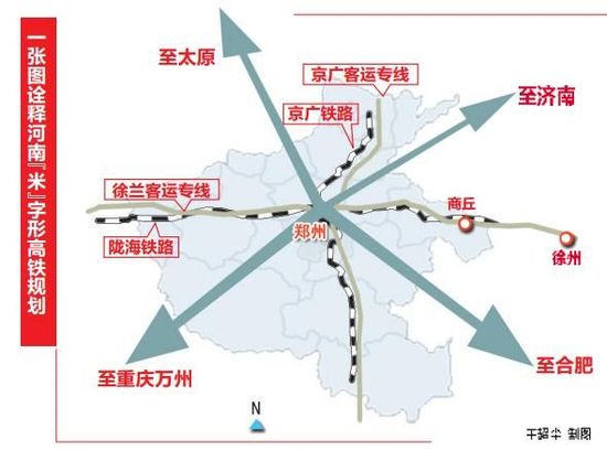 張高麗讚河南米字形高鐵規劃：請把圖送我研究下