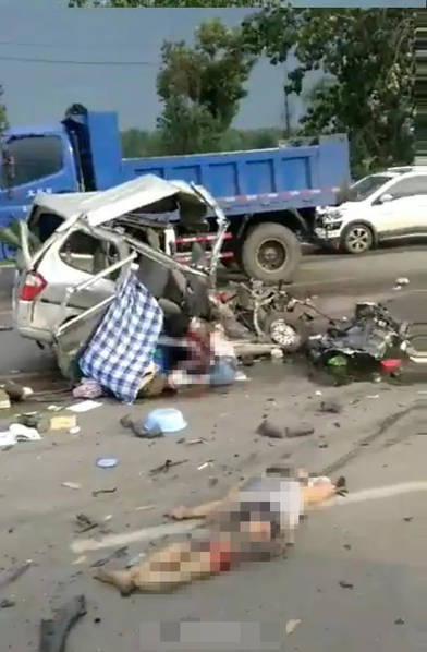 車禍慘烈現場