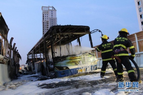 廈門公交車爆炸原因查明 係恐怖襲擊