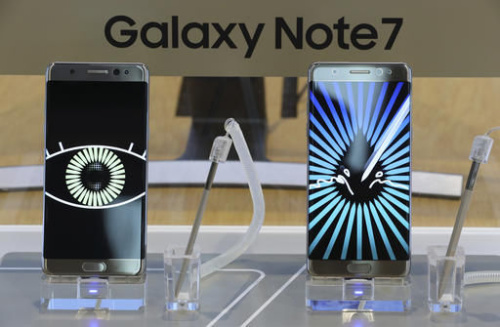 資料圖：三星Note7手機