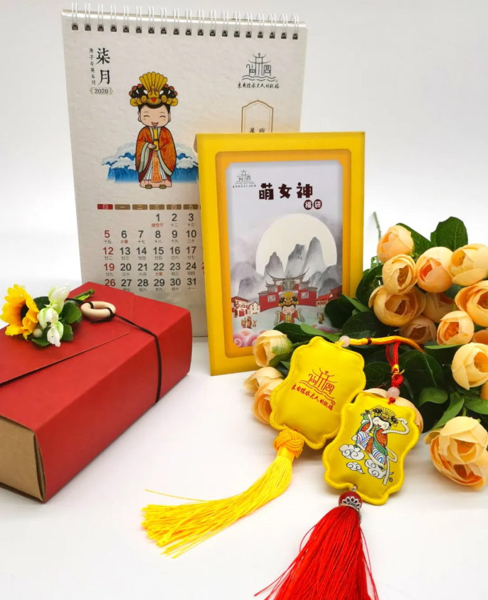 懿德文創工作室設計的陳靖姑系列文創産品（資料圖）。受訪對象供圖