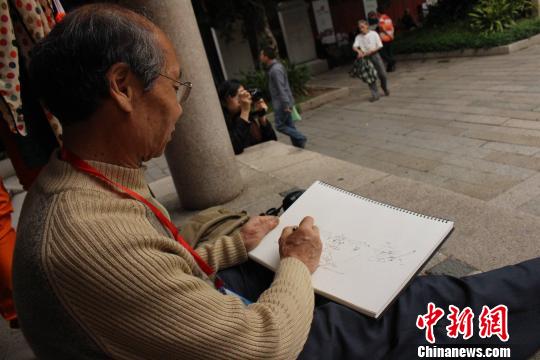 兩岸三地畫家福建泉州“重走海絲路”（圖）