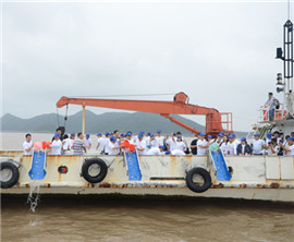 兩岸青年組成護海志願者隊 出海放流開展護海行動