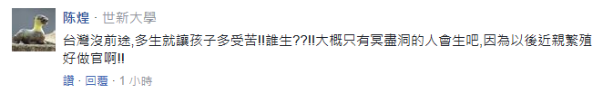 臺灣“少子化”引發公共安全危機 冷漠的蔡當局何時釋放善意？