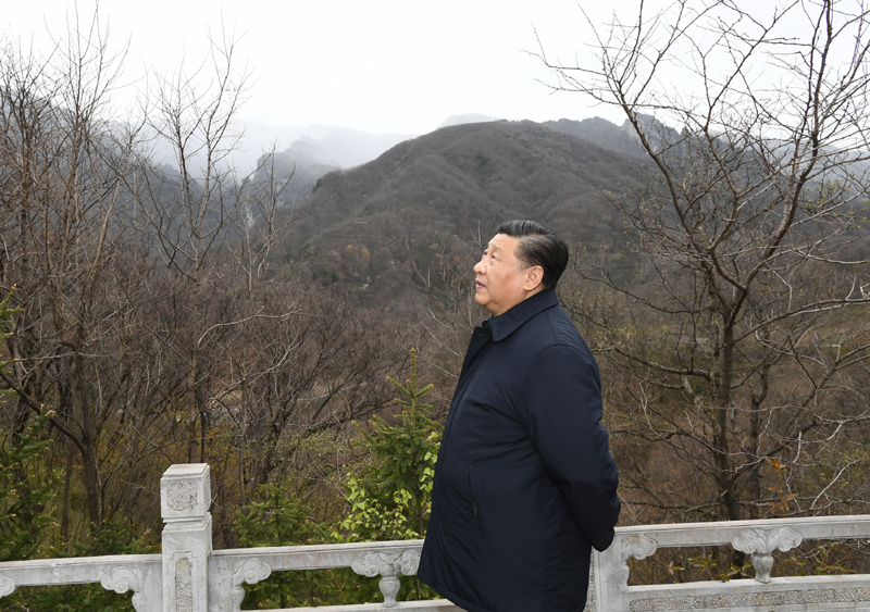 2020年4月20日，習近平總書記在位於陜西柞水的秦嶺牛背梁國家級自然保護區考察秦嶺生態保護情況。
