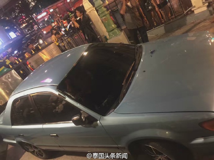 泰國一轎車闖入四面佛景點 有中國遊客受傷