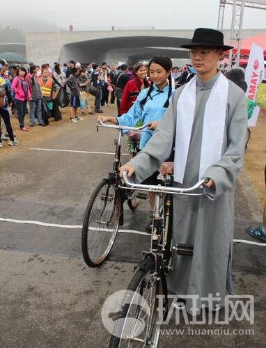 臺灣創意自行車嘉年華日月潭揭面紗“穿越”回民國