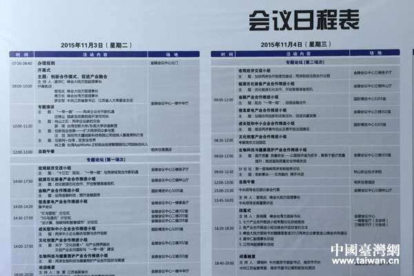 組圖：2015兩岸企業家紫金山峰會開幕