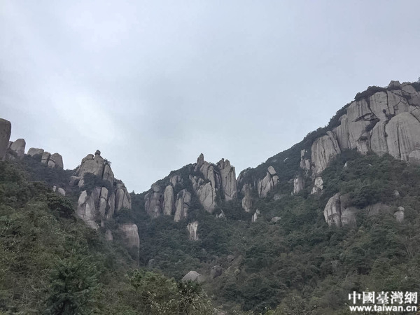 海上仙都太姥山。（台灣網記者 劉瑩 攝）