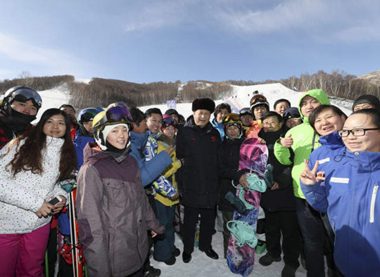 習近平總書記看望冰雪健兒引起熱烈反響