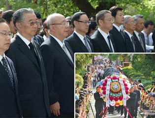 吳伯雄雲南迎遠征軍遺骸