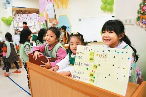 幼兒園教室變餐廳桃園小朋友忙“開店”（圖）