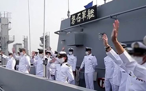 臺灣海軍“敦睦艦隊”磐石軍艦