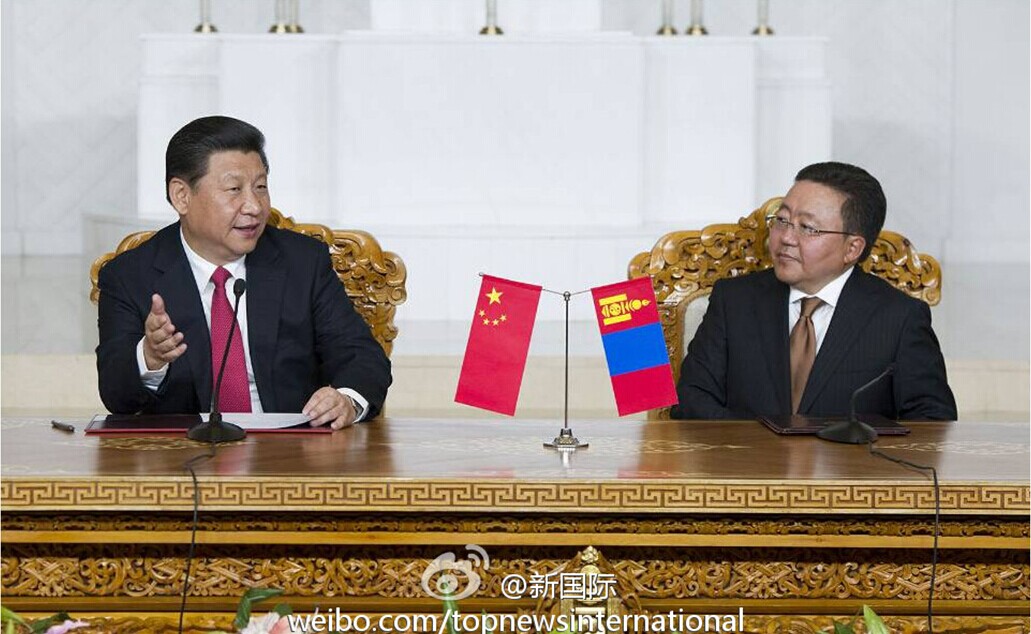 習近平會見蒙古國總統：我這次來是走親訪友