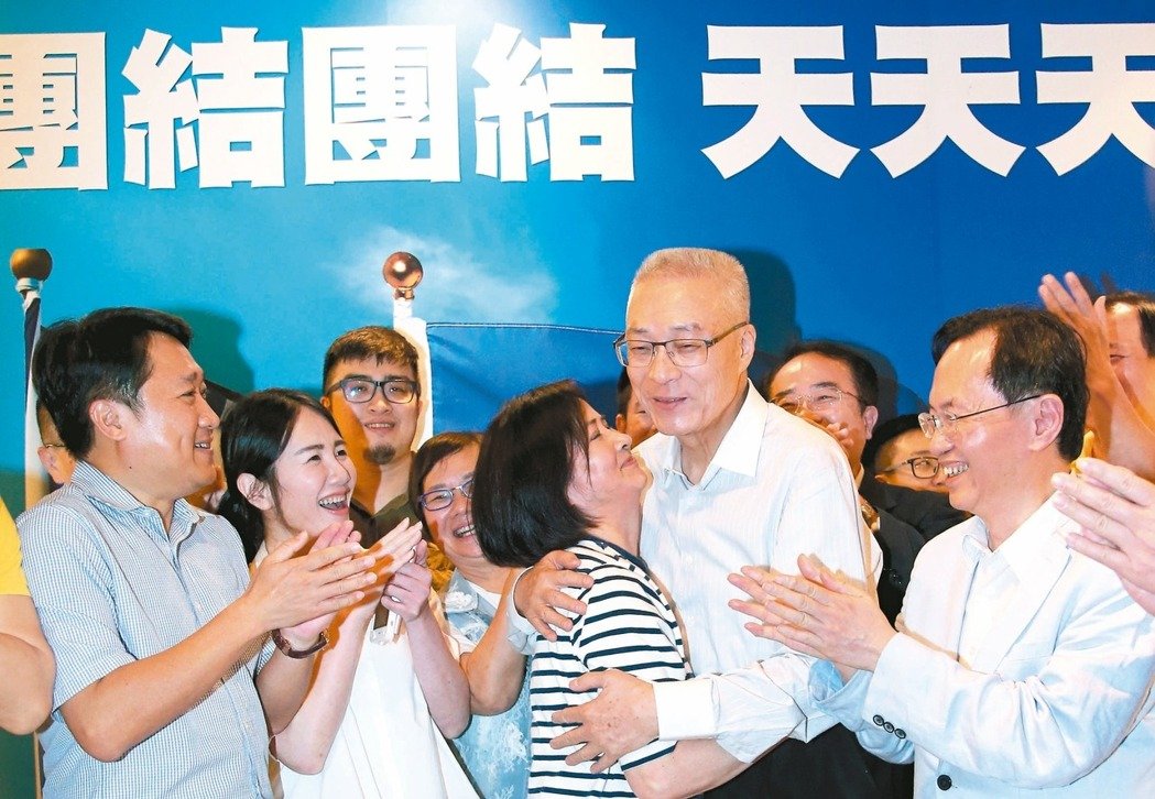 吳敦義雖然獲得過半選票，打敗最多對手，但得票率卻是歷屆主席當選最低。