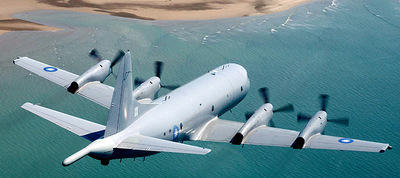 P-3C反潛機抵臺臺空軍以噴水儀式歡迎（圖）