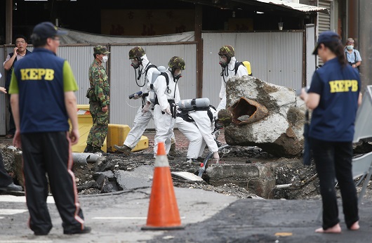 高雄氣爆案再傳爆炸聲！ 附近居民已撤離