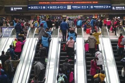 北京三大火車站增開列車 去往杭州等方向有餘票