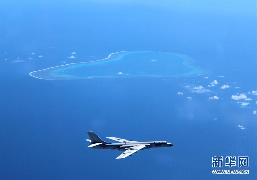 中國空軍航空兵赴南海常態化戰鬥巡航