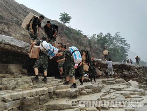 燕趙衛士：風雨中那抹動人的“橄欖綠”