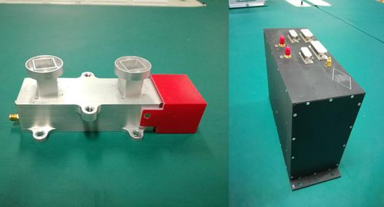 裝備在“天宮二號”上的微波應答機産品