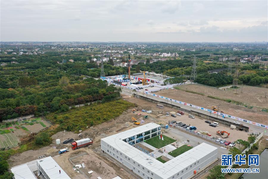 （熱點鮮報�圖文互動）浦東虹橋機場40分鐘可互達！上海首條市域鐵路機場聯絡線全面開工