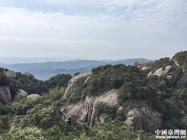 海上仙都太姥山。（台灣網記者 劉瑩 攝）