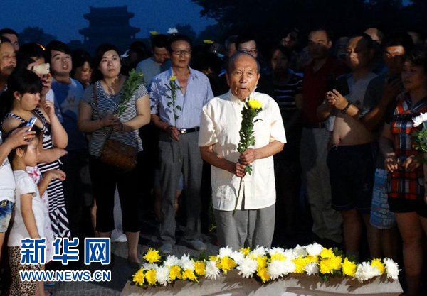 抗戰紀念館裏追憶77年前的槍聲