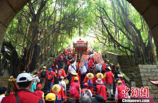 臺灣北投慈後宮首次組團到“媽祖故里”謁祖進香