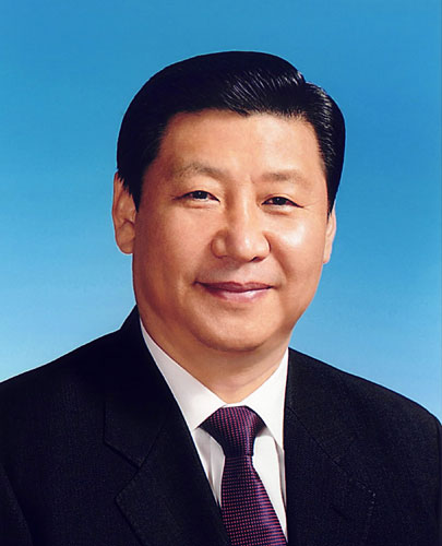 中華人民共和國副主席習近平。                         新華社發